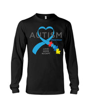 Load image into Gallery viewer, Autism Love Hope Accept Custom Design - World Autism Awareness Day Gift Unisex Long Sleeve
