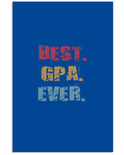 Load image into Gallery viewer, Best Gpa Ever Colorful Abstract Words Personalized Name Gifts Vertical Poster
