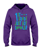 Load image into Gallery viewer, 1St Grade Just Got Cooler Cutest Glasses Hoodie
