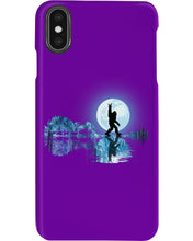 Load image into Gallery viewer, Bigfoot Guitar And Lake  Meaningful Gifts For Bigfoot Lovers Phone case
